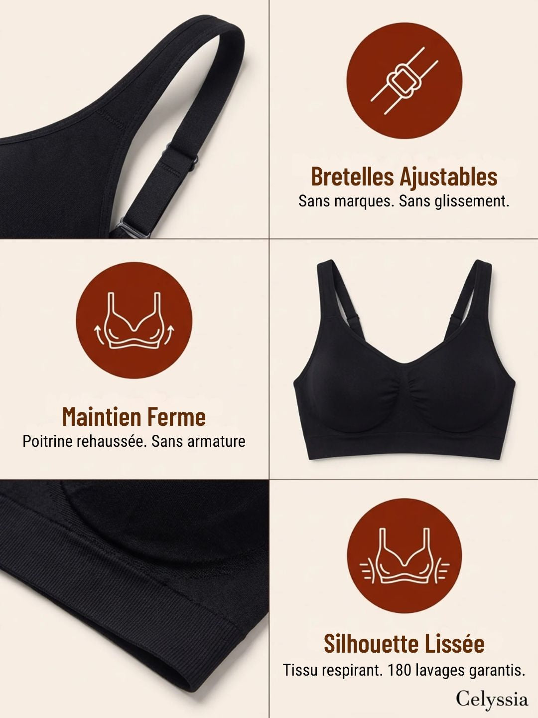 Soutien-gorge FirmLift™ | Poitrine rehaussée, confort immédiat